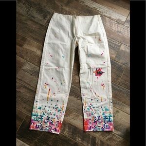 vintage DKNY pants with sequins